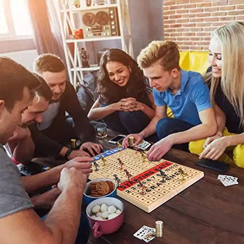 Grhonior Finish LINE Horse Racing Board Game Race Board Game is