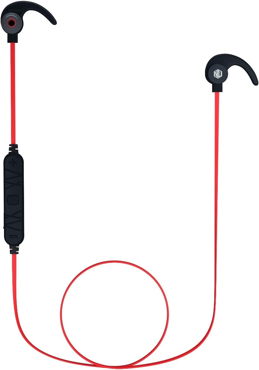 Nu Republic Jaxx 100 Wireless Earphones with Mic (Red)