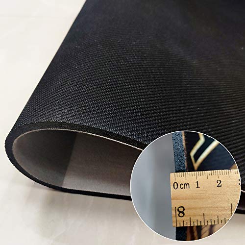 USTIDE Farmhouse Buffalo Plaid Kitchen Rug, Mocha/White Checkered