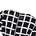 Soly Tech Womens Short Sleeve Casual Plaid Pencil Mini Dress Black S-XL