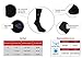 PETANI Argyle Socks, 3 pack Rich European Dress Organic Cotton Socks Men Black (L)