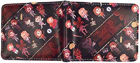 SWVV Anime Stranger Things Wallet Coin Purse Cartoon Wallets