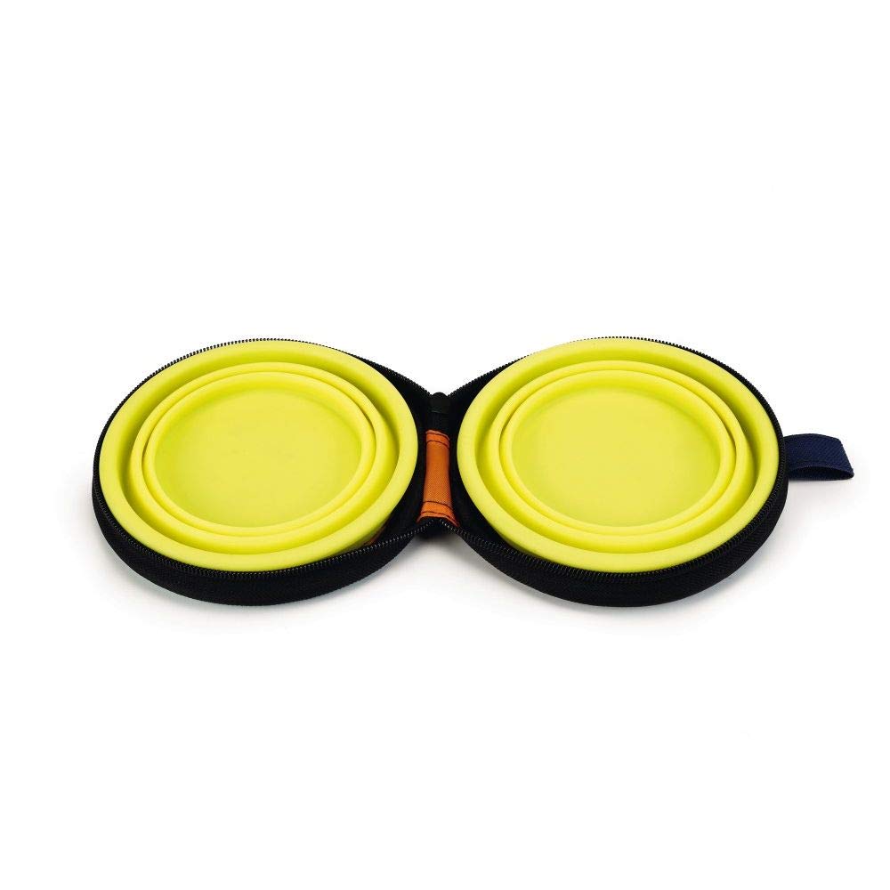 Beeztees K&Bz Bz Sili Travel Dinner Set Eesy Yellow S 700 g