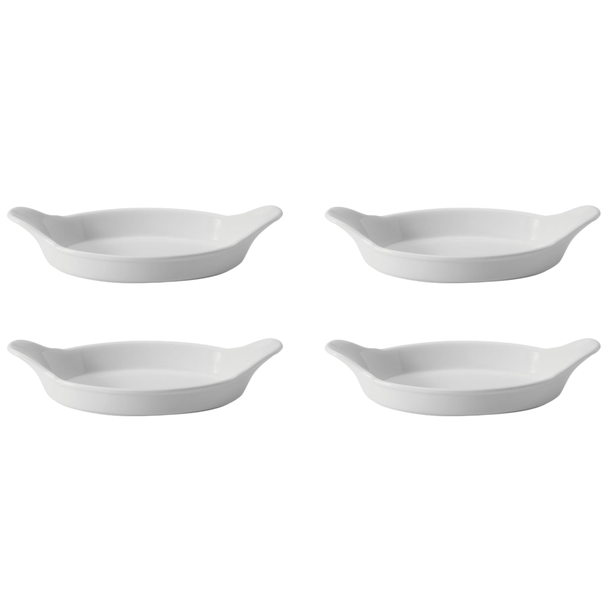 Utopia Titan Oval Eared Dish 8.5inch / 22cm, Pack of 4