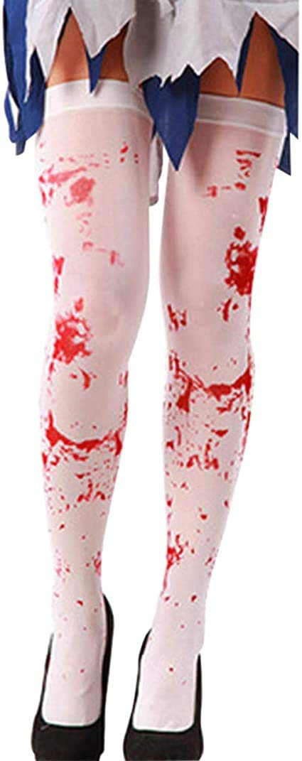Matissa Scary Halloween Costume Accessories Bloody Butcher Apron Bloody Stockings (Bloody Stockings)
