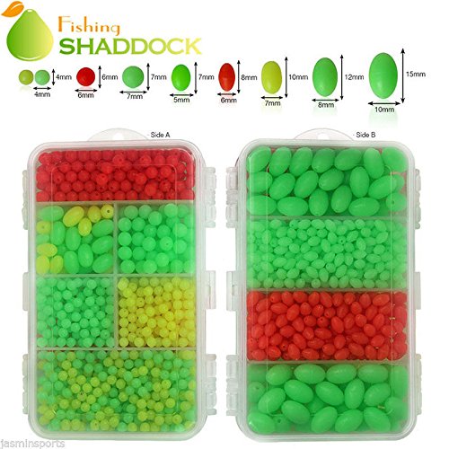 UPC 701702815007, Easy Catch ® 1000pcs/box Hard Plastic Oval Shaped Fishing Beads Fish Round Beads Fishing Lures Biats Beads Fishing Tackle Tools Eggs for Saltwater Fishing