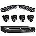 Lorex 16 Channel 4K 4MP 12 Camera Security System with 3TB HDD, 8 LNB4421B Bullet Cameras, 4 LNE4422B Dome Cameras, Color Night Vision, Indoor and Outdoor Use