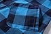 OLRAIN Womens New Plaids Irregular Hem Casual Shirt Dress XX-Large Lake Blue