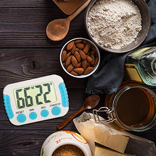 Classroom Or Meeting Timers for Kids and Teacher Digital Kitchen Timer, Count-Up & Count Down for Cooking Baking Sports Games Office Study (8pcs White)