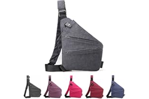 AIIONP Wander Plus Anti Theft Travel Bag, Anti-Theft Slim Sling Bag, Anti-Theft Crossbody Travel Bag for Women Men