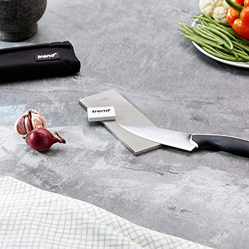 Trend Diamond Sharpening Stone Kit, 8 x 3 Inch Double Sided (300/1000