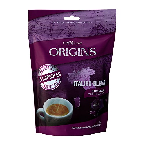 Caffeluxe Origins- Italian- Nespresso Compatible Capsules 25 pack