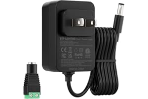 BTF-LIGHTING 5V 3A 15W Power Supply Adapter ETL Listed 100-240V AC to 5V DC Converter Class 2 Power Supply, 5.5x2.1mm Jack for for Low Voltage LED Strip Lights, CCTV, Router, Electronics