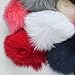 Natural Fox Fur Pom Pom balls by pc, Approx. 4