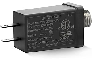 Arkare Replacement Yard Inflatable Adapter 29V Class 2 Power Supply 120vac 60hz for Outdoor String Light Class 2 LED Transformer Waterproof IP44 for Christmas Trees Inflatable Device 29V 0.3A 9W