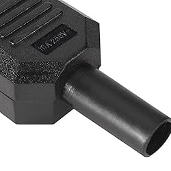 uxcell 10Pcs AC250V 10A IEC320 C14 Male 3 Terminals