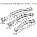 Lsgoodcare 160MM/6.3Inch Grind Arenaceous Silver Crystal Rhinestone Drawer Cabinet Door Cupboard Pull Handles Furniture Kid's Dresser Kitchen Knobs, Europe Modern Style, Zine-Alloy Material, 10 Pack