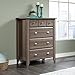 Sauder Shoal Creek 4 Drawer Chest in Diamond Ash