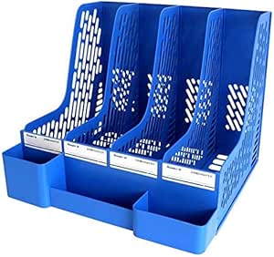 Archivador plano Secciones de Escritorio Robusta Revista de plástico