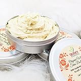 Pure African Whipped Shea Butter with Vanilla Buttercream Fragrance Great for Skin & Hair, for Dry Skin, Stretch marks, Eczema, Babies Skin