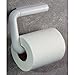 iDesign Plastic Wall Mount Paper Holder, Dispenser for Master, Guest, Kid's Bathroom, 6.95