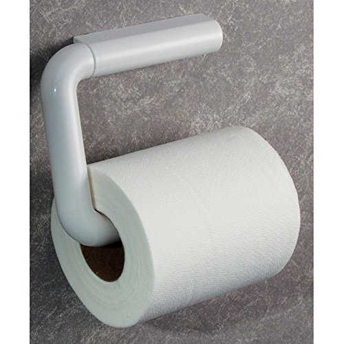 InterDesign Wall Mount Toilet Paper Holder for Bathroom White New eBay