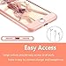iPhone 7 Case, DecaStars [Ultra-thin Series] 2-in-1 Full-body Protective Back Cover [Slim Fit] with Tempered Glass Screen Protector for Apple iPhone 7 Case 4.7 Inch - Rose Gold