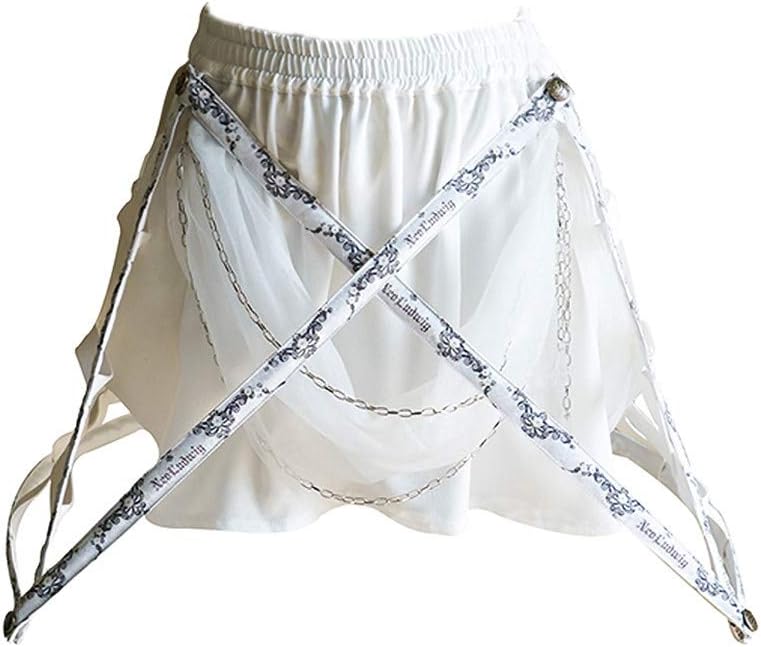 Fanplusfriend Steampunk Crinoline Petticoat Short Cage Skirt Hoop Skirt