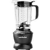 nutribullet Countertop Blender, 64 Ounces, 1200 Watt, Dark Gray NBF50400 | Large format blender perfect for shakes, smoothies, food prep, and frozen blending
