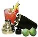 Leak Proof Black Stainless Steel Cocktail Shaker - 18oz Single Drink Size - Professional Grade Barware - Hand Inspected in USA for Quality