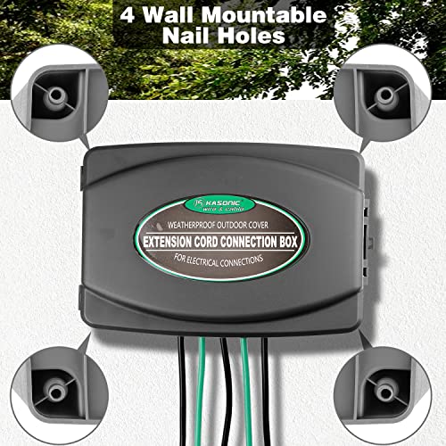 KASONIC Large Outdoor Electrical Box(12.5 x 8.5 x 5 inch) + 2 Small
