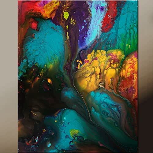 Abstract Canvas Art Painting 30x24 Contemporary Original by