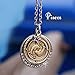 Sweet Romance Pisces Zodiac Sign Astrology Pendant Necklace - February and March Birthday Gifts