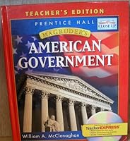Prentice Hall 2006 Edition Magruder's American Government TEACHER'S EDITION 0131335782 Book Cover