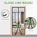 MONOLED Magnetic Screen Door, Screen Door, Durable Hands- Free Door Mesh Curtain with Full Frame Seal, Fits Door Size Up to 35