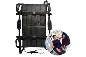 DOPHO Padded Patient Lift Transferring Belt Board Emergency Evacuation Chair Wheelchair Full Body Medical Lifting Sliding Sling Transfer Belt for Seniors,Handicapped,Elderly,Bedridden
