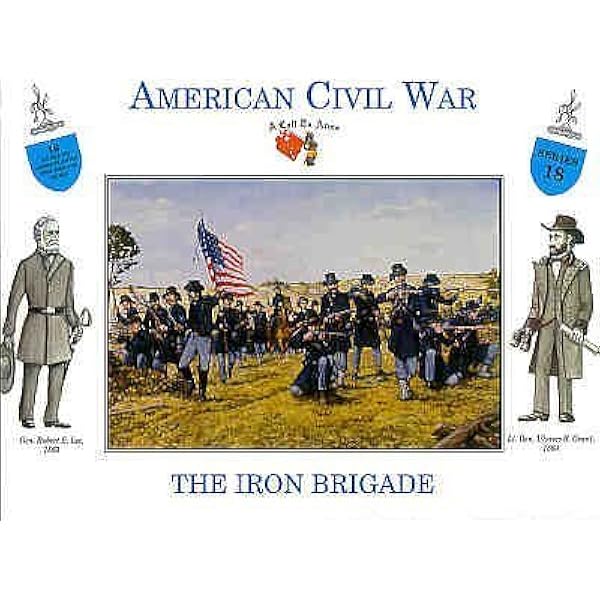 Amazon Com A Call To Arms 1 32 Ct18 American Civil War Union Infantry The Iron Brigade 16 Figures By A Call To Arms Toys Games