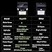 Solar Lights, OxyLED Wireless 12 LED Solar Motion Sensor Step Lights, Outdoor Wall Lights, Security Color-Changing Lights, Waterproof Landscape Light for Outdoor, Garden Decor, Patio Yard