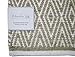 Chardin home 100% Cotton Diamond Rug, Fully Reversible Mat, Machine Washable, 34