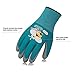 Vgo... 3-Pairs Age 7-9 Kids Gardening Gloves, Children Yard Work Gloves, Soft Safety Rubber Gloves (XS, KID-RB6013)