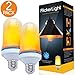 Flame LED Light Bulbs - Long-Lasting Flame Flickering Light Bulbs for Authentic Fire Light, FlickerLight by Livin’ Well (2 Pack)