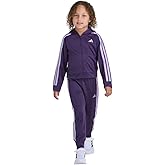 adidas Youth Kids' 2 Piece Tracksuit Outfit Set, Jacket and Jogger