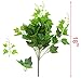 Bird Fiy Artificial Greenery Plastic English Ivy Leaves Fake Bouquet Simulation Greenery Bushes Indoor Outside Home Garden Office Verandah Wedding Décor 2PCS Artificial Plants