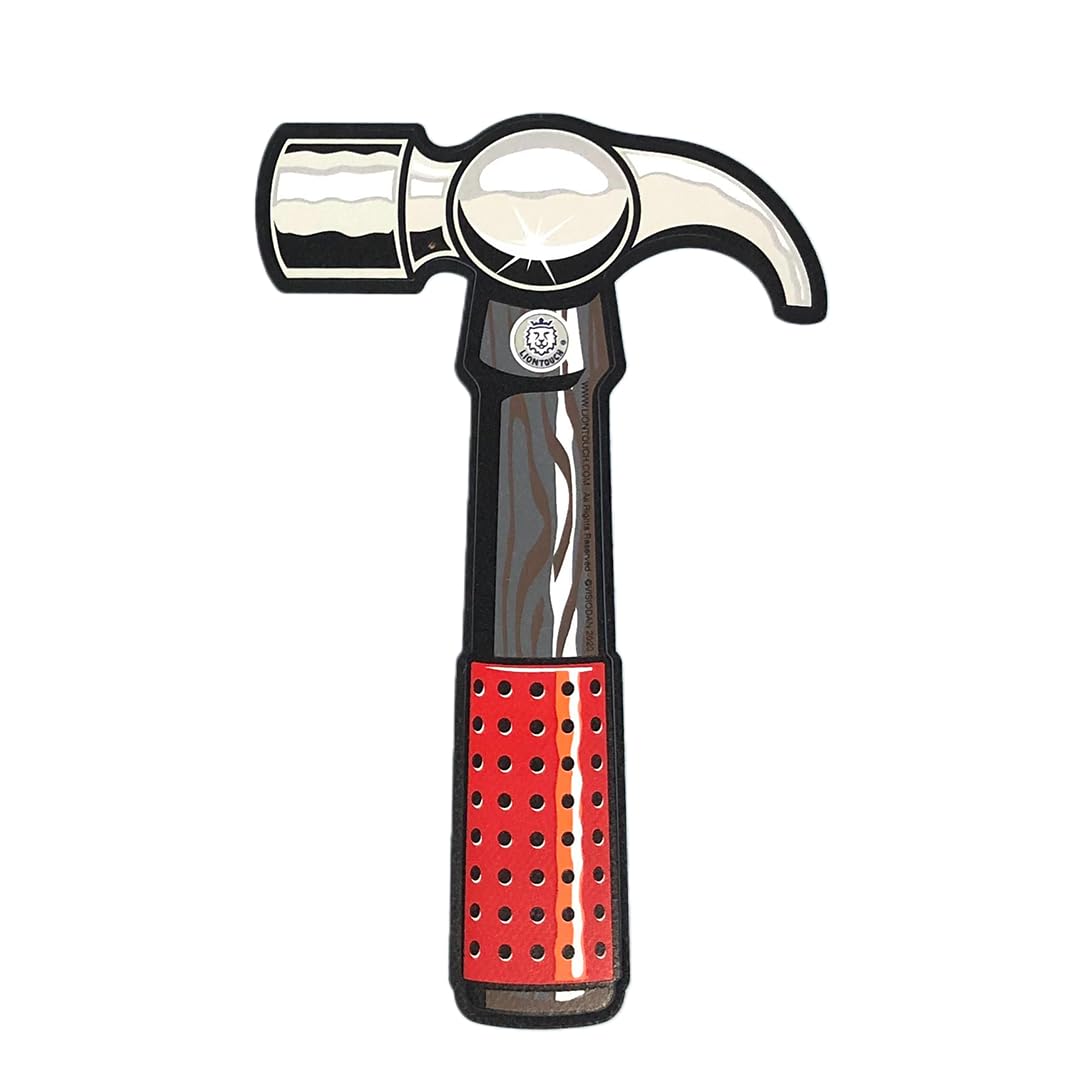 Liontouch - Toy Hammer For Toddler Boys – 1 year up | Pretend Play Foam Toy Tools For Children | Ideal For Kid’s Educational Learning, Building & Construction Play