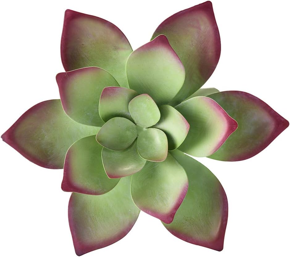 Plaques & Wall Art - WENYLE Multiple Layer Flower Metal Wall Art Decor Succulent Wall Sculpture Indoor Outdoor Hanging Decor for Garden Yard Lawn Fence Living Room Bedroom 12 inches Green