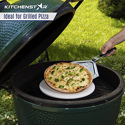 KitchenStar Metal Pizza Peel 9.5 inch Stainless Steel Paddle Spatula