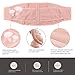 Yosoo Maternity Support Pregnancy Belly Belt, Breathable and Adjustable Abdominal Binder for Ligament, Lower Back and Pelvic Support, One Size, Pink