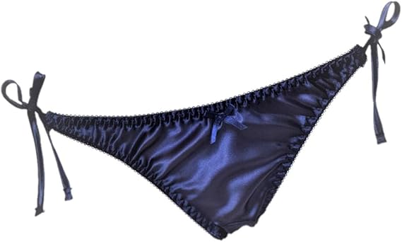 Amazon Co Jp サテン 紐パン ショーツ レディース フルバック サテンショーツ 紐ショーツ 光沢 日本製 服 ファッション小物