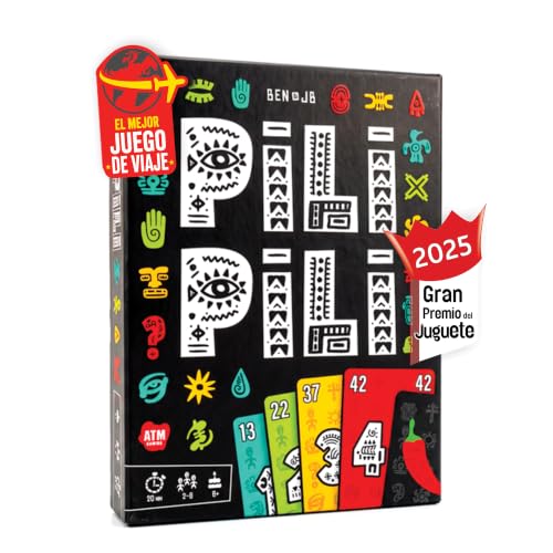 PILI PILI - Juego de Mesa Rápido y Estratégico | Familia y Amigos - en Piscina, Playa o Terraza - Ganador del Gran Premio del Juguete 2025 - Juego de Viaje del Verano