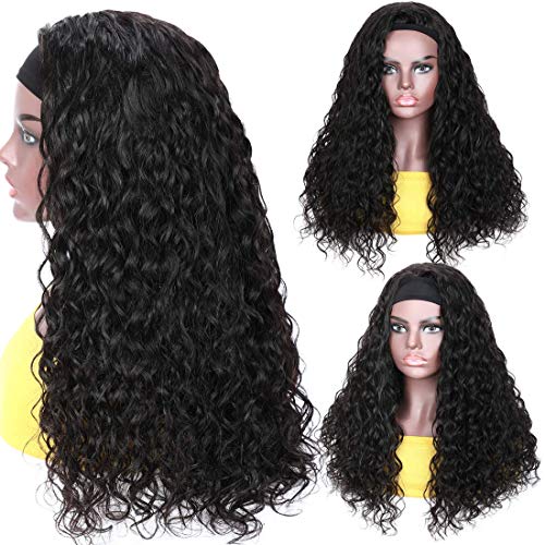 Julia-10A-Headband-Wigs-Water-Wave-Human-Hair-Wigs-for-Women-Glueless-Wavy-Wigs-with-Free-HeadbandsBrazilian-Virgin-Human-Hair-Non-Lace-Front-Wig-Protective-Style-150-Density-16Inch